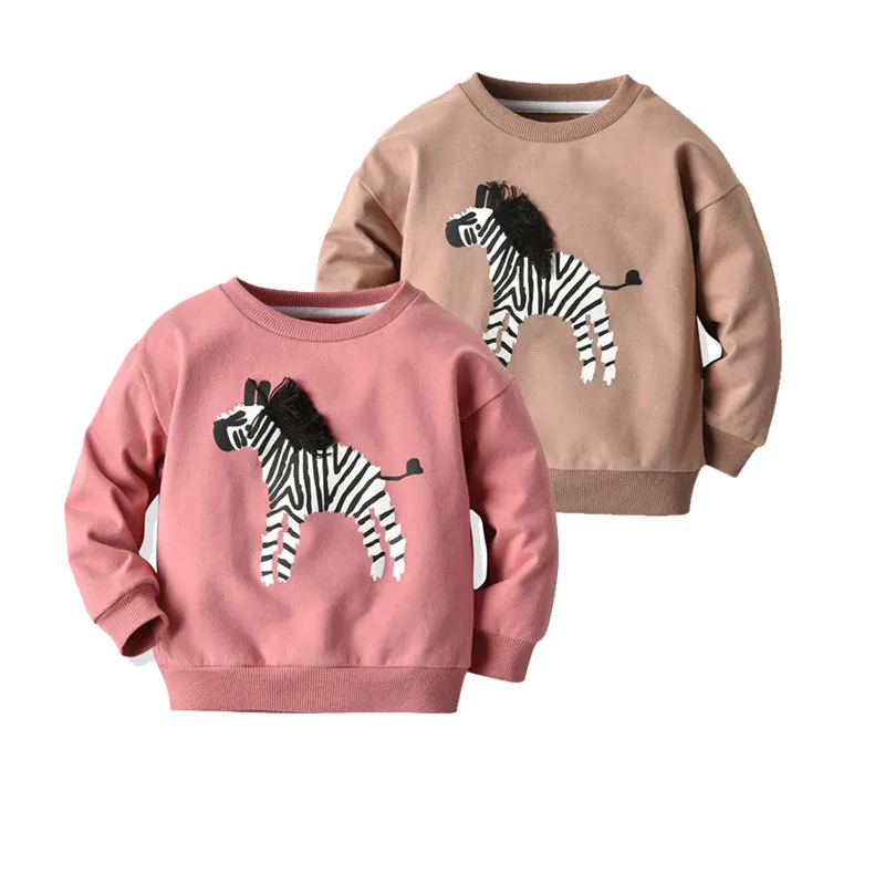 

Baby Girls Boy Clothes Winter Zebra Pattern Long-Sleeved Pullover Sweatshirt Undefined Sudadera олсовка свио